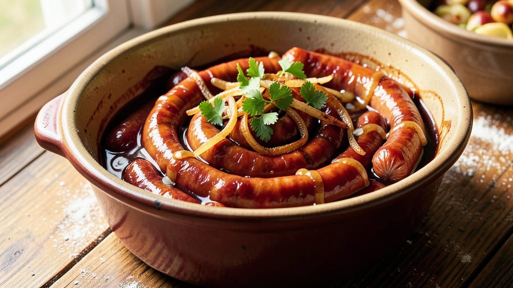 Little Smokies, Grape Jelly, and BBQ Sauce Crock Pot Recipe: Sweet and Smoky Fall-Off-The-Bone Bites