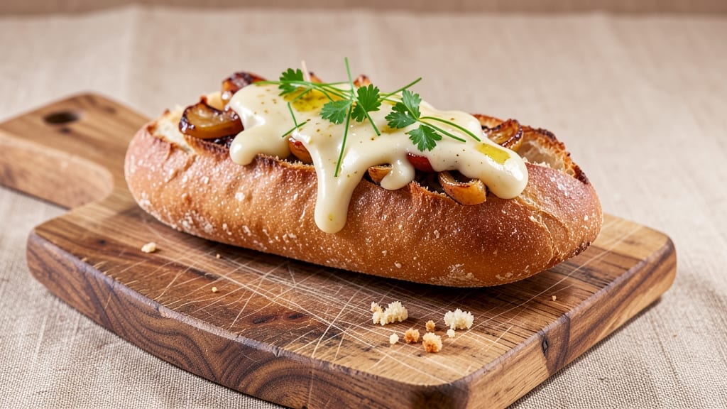 Baguette De France Garlic Sauce Recipe: Herb-Infused Aioli With Crispy Garlic Bites