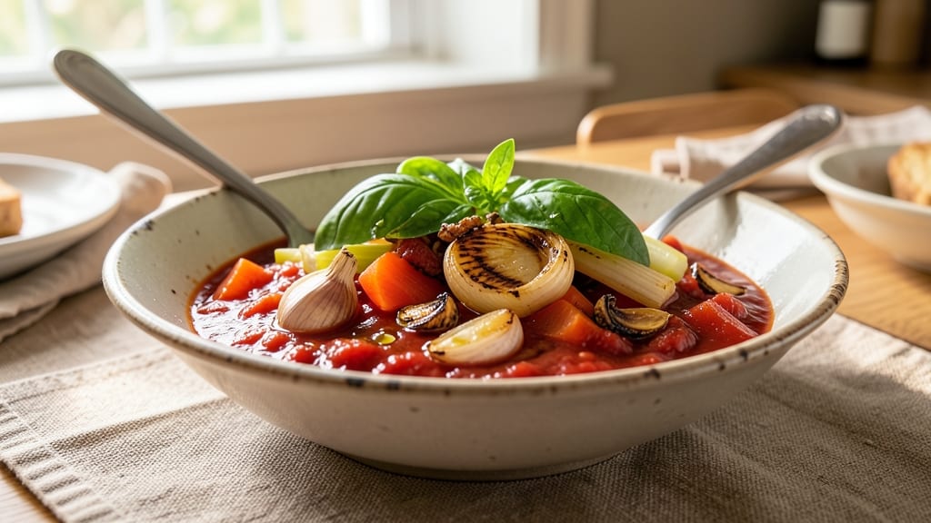 Awesome Spaghetti Sauce Recipe: Deep Roasted Garlic and Tomato Base