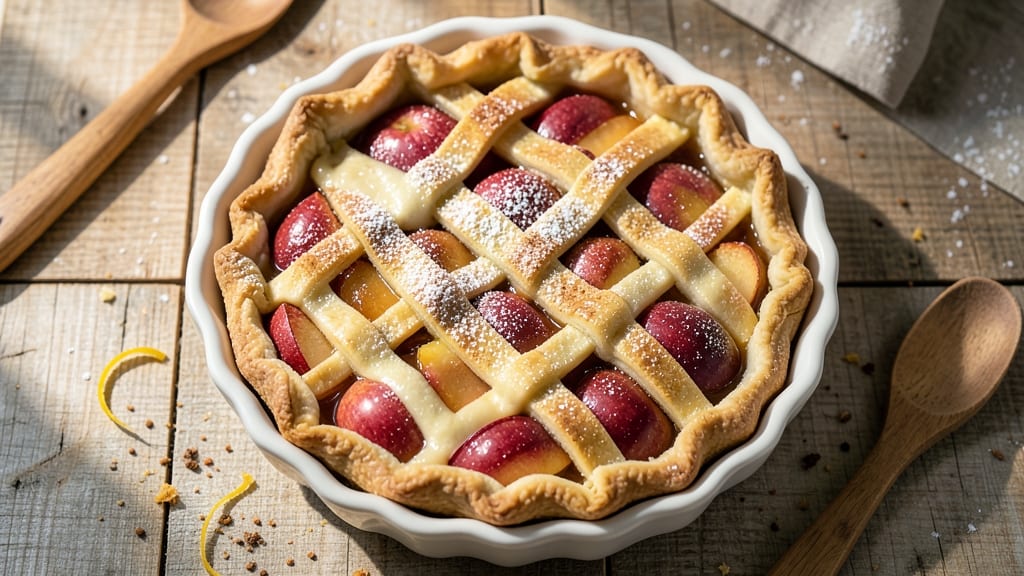Apple Pie Recipe With Apples and Applesauce: Flaky Crust, Dual-Layered Sweetness