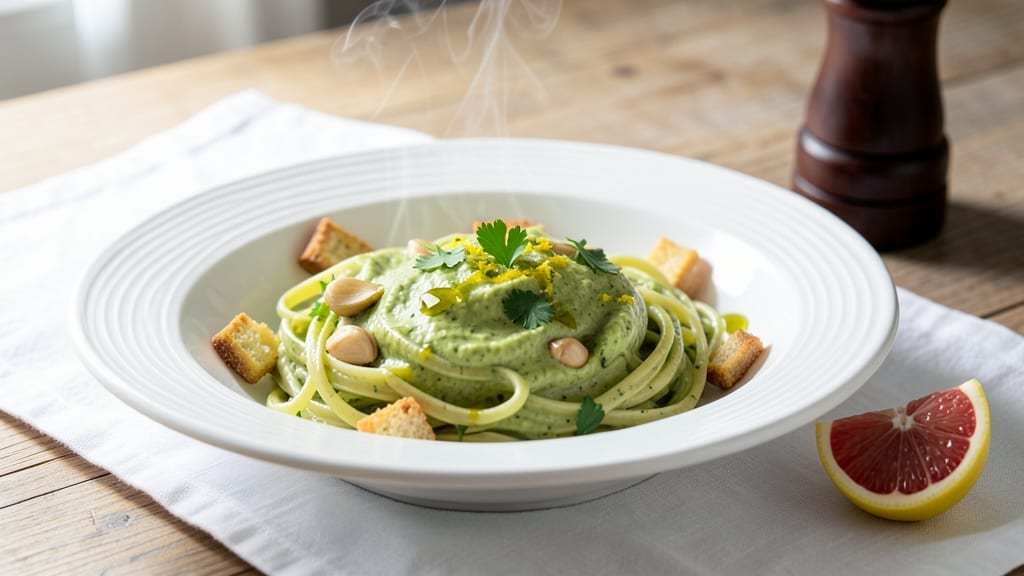 Avocado Cream Pasta Sauce Recipe: Ultra-Smooth Herb Infusion in 15 Minutes