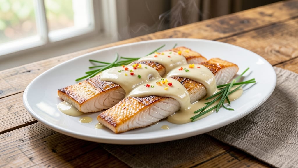 Baked Fish in Cream Sauce Recipe: Golden Crust Meets Silky Creamy Sauce