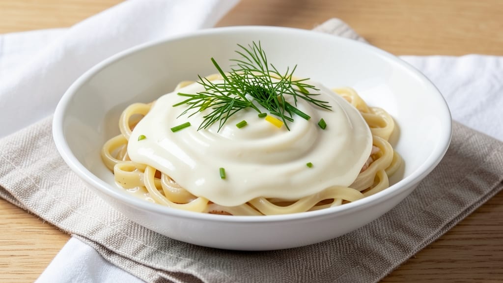 Mikuni White Sauce Recipe: Silky Herb Cream Cheese With Celery Crown Crunch