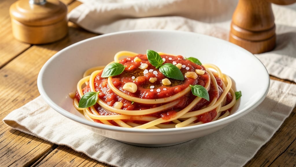 Basic Red Sauce Pasta Recipe: Simmered Tomato Depth in 20 Minutes