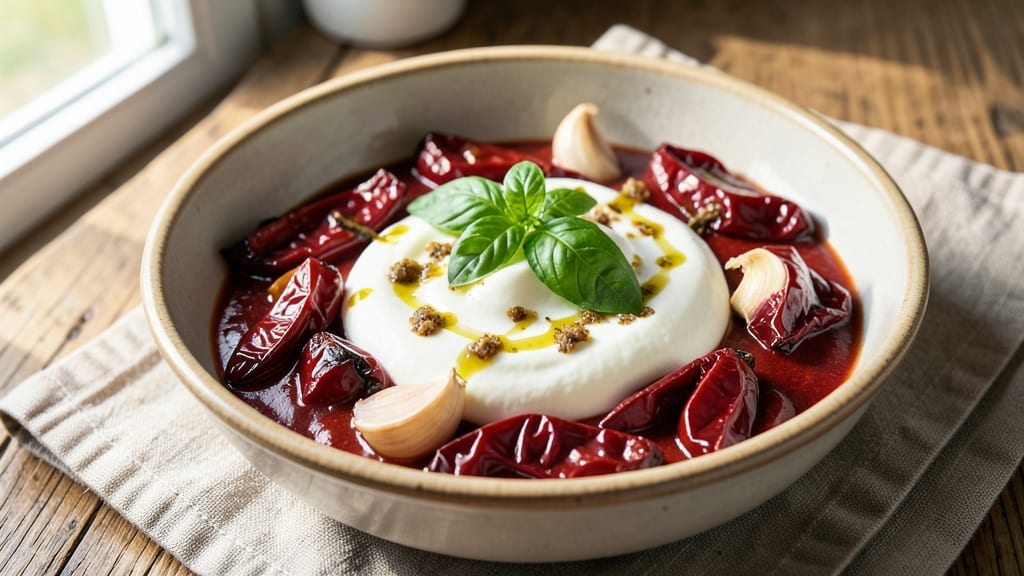 Sunday Sauce Recipe Without Meat: Roasted Red Pepper and Garlic Cream Velvety Richness