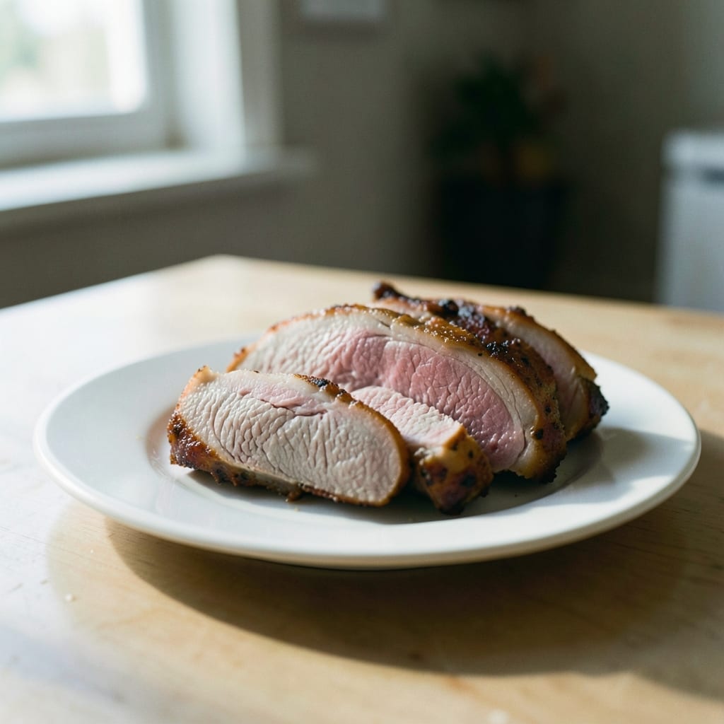 The dish as the corrected method produces it