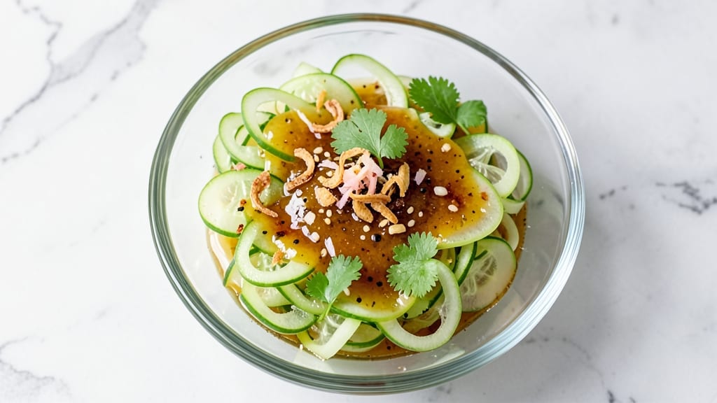 Asian Cucumber Sauce Recipe: Zesty Lime and Chili Crunch for Fresh Bites