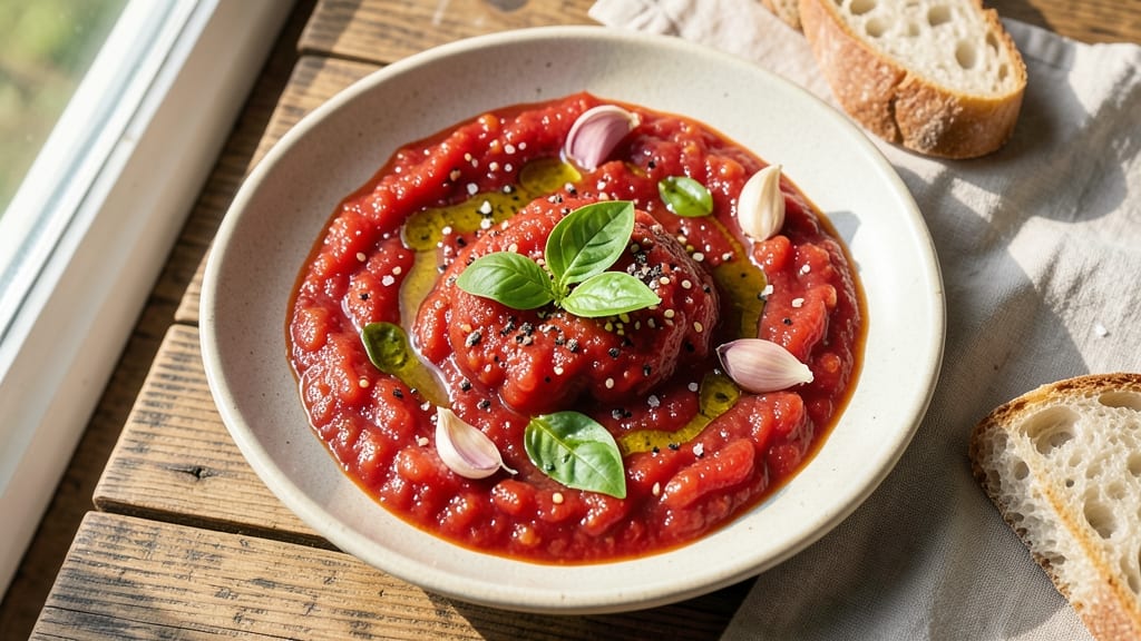 Authentic Margherita Pizza Sauce Recipe: Simmered Tomato Perfection with Fresh Basil